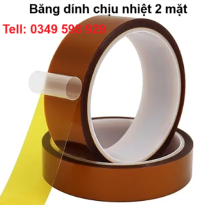 Băng dính chịu nhiệt 2 mặt kapton