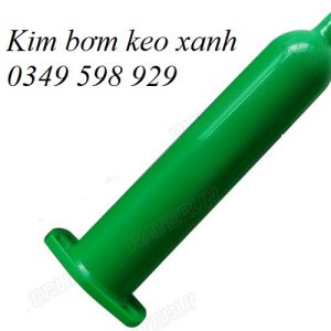 Xi lanh bơm keo màu xanh
